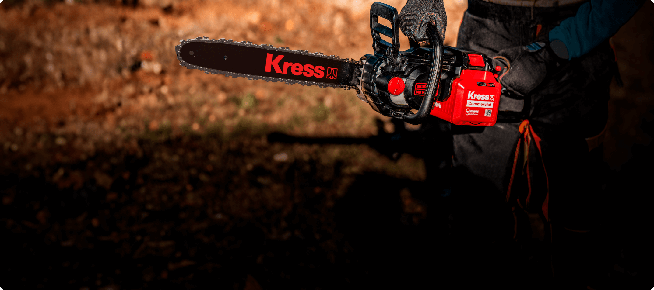 Kress Commercial 60 V 16” chainsaw 5