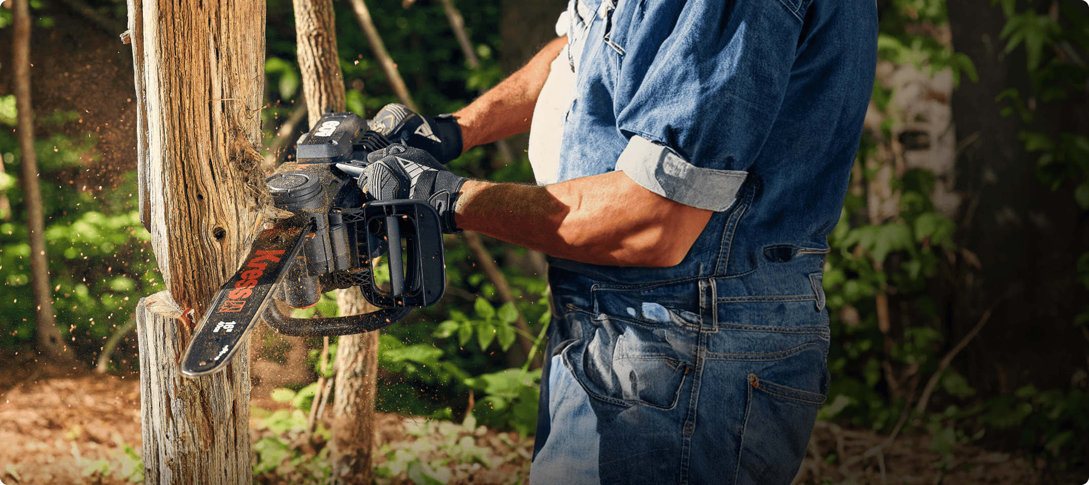 Kress Commercial 60 V 16'' brushless chainsaw— tool only 1