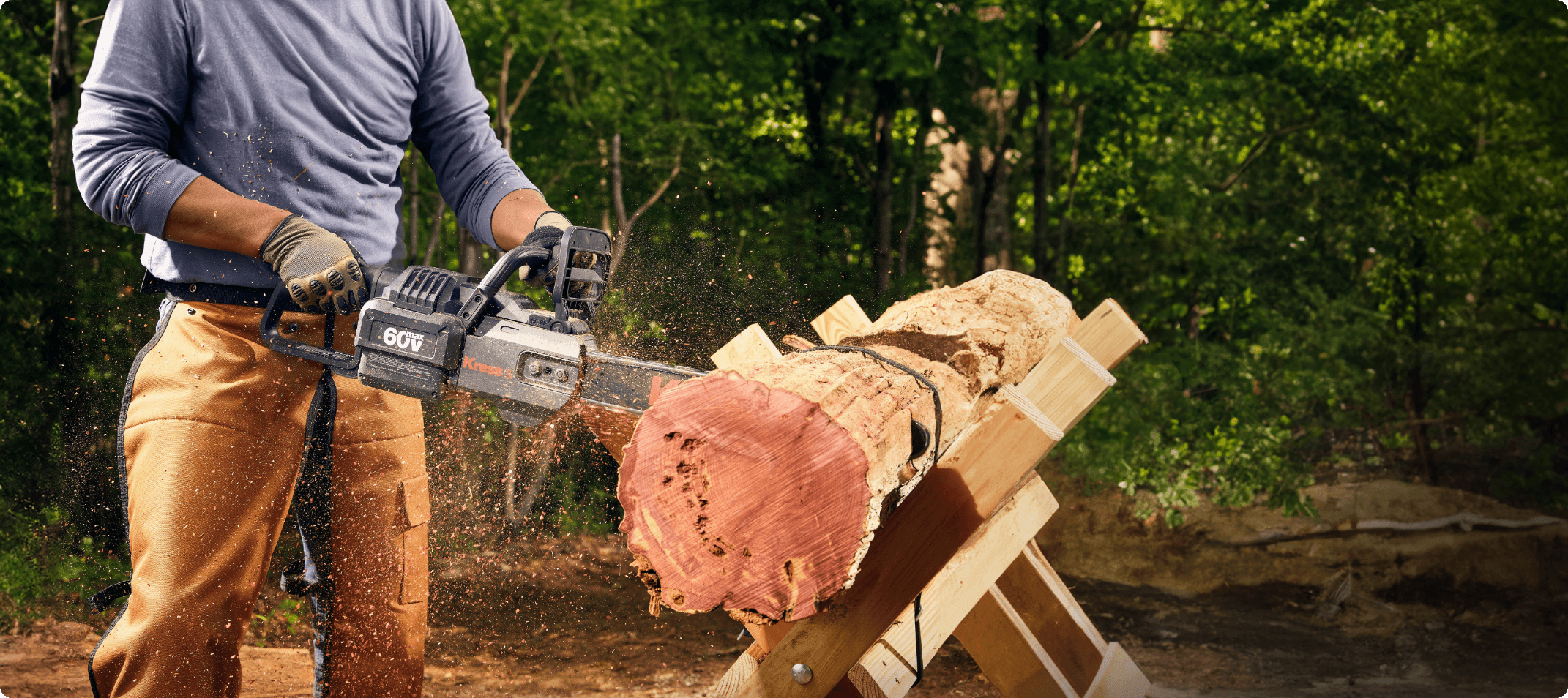 Kress Commercial  60 V 18'' brushless chainsaw — tool only 1