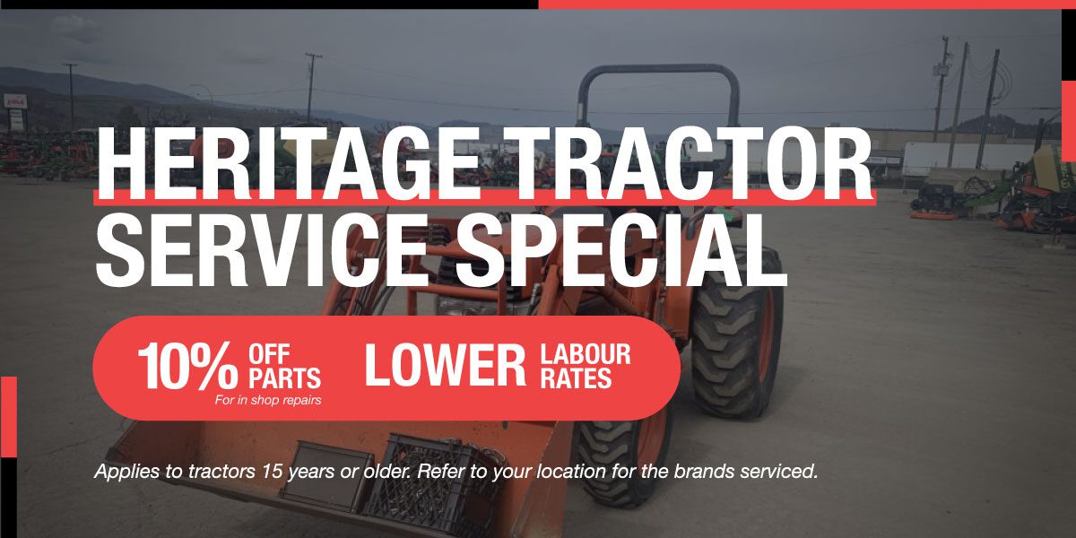 Heritage Tractor Service Special