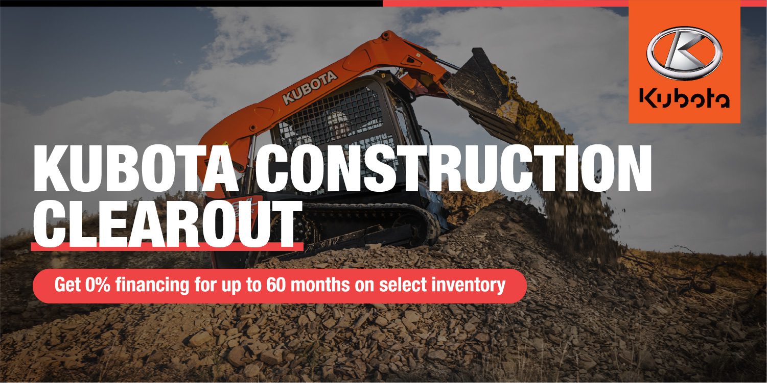 Kubota Construction Clearout