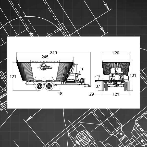 1200T Pull-Type Tandem Axle 1