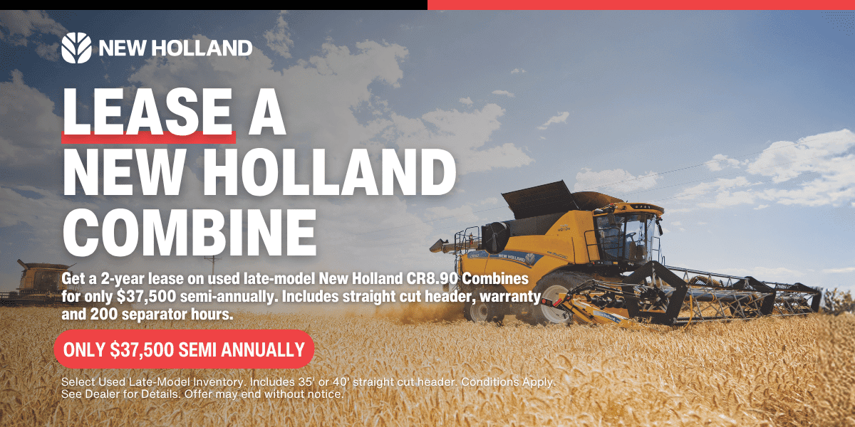 New Holland Combine Lease