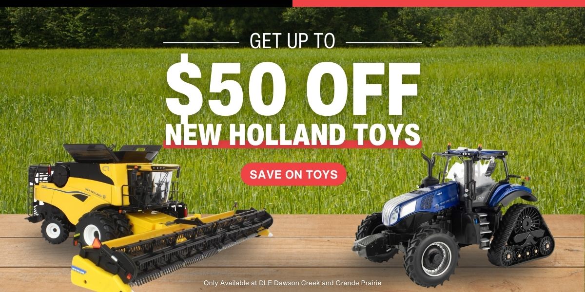 Get up to $50 off New Holland Toys