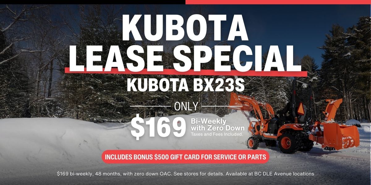 Kubota BX23S 2026 Lease Special