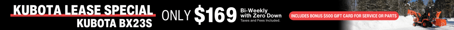 Kubota BX23S 2026 Lease Special